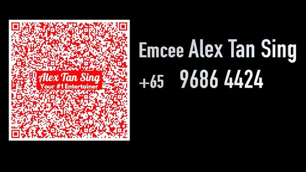 Singapore Emcee Alex Tan Sing Entertainer LED showman