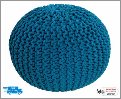 Knitted Pouf 50cm PRICE 29.99 POUNDS