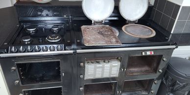 Oven Detailing Cleaning an aga in Hayling Island, Hampshire 