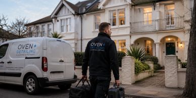 Oven Detailing arriving at a Sussex customer property.