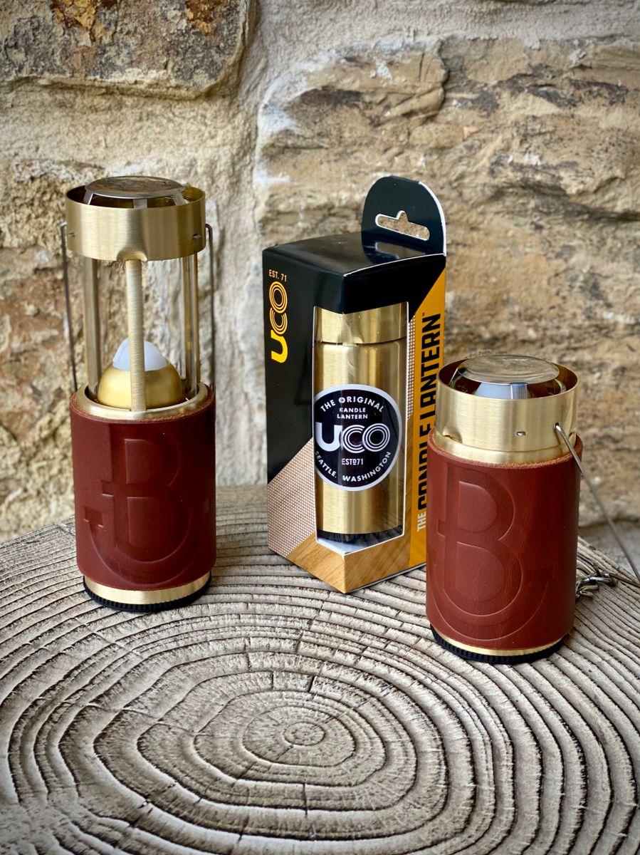 UCO Brass Candle Lantern w/sleeve
