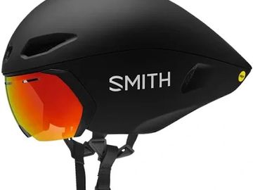 Smith Jet Stream Time Trial Helmet / W Attached Visor 