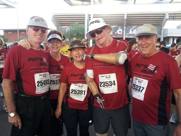 Jeff Lewis with friends Mel Kessler, Jerri Erdmann, Gail Fisher and Dick Cirillo