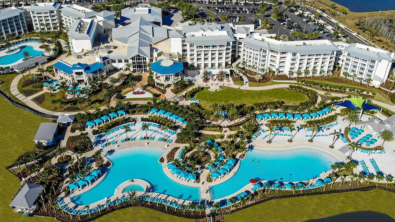 Arial View of the Margaritaville Resort