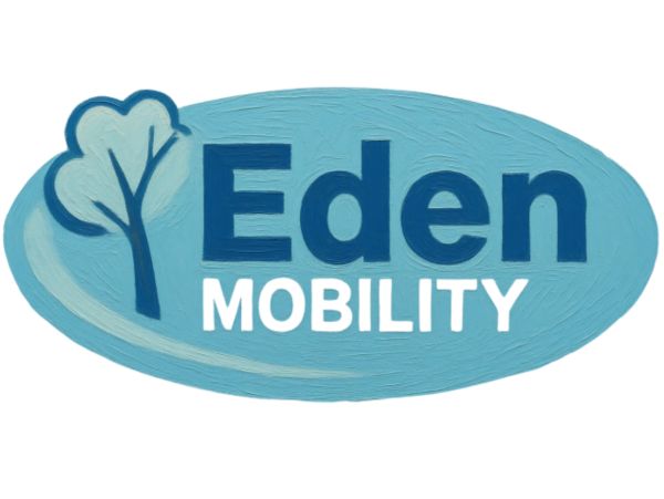 Logo of Eden Mobility with a tree and the company name.