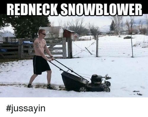 snow blower funny