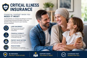 Critical Illness Policies for Cancer, Heart Attacks, Stroke, Liver Failure, or Permanent Paralysis.