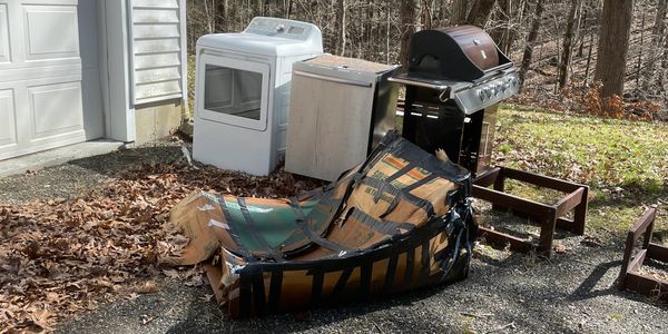 Example of a curbside/driveway pickup 