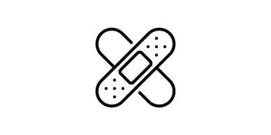 Bandage icon representing mobile wound care delivered in the patient’s home.