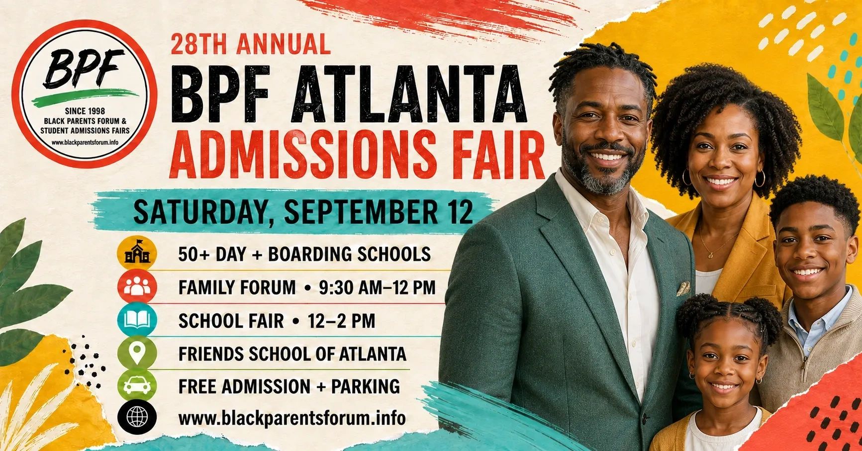 ONE WEEK TO GO!
Meet 50+ day/+boarding schools. Come early for the Forum & stay for the School Fair.
