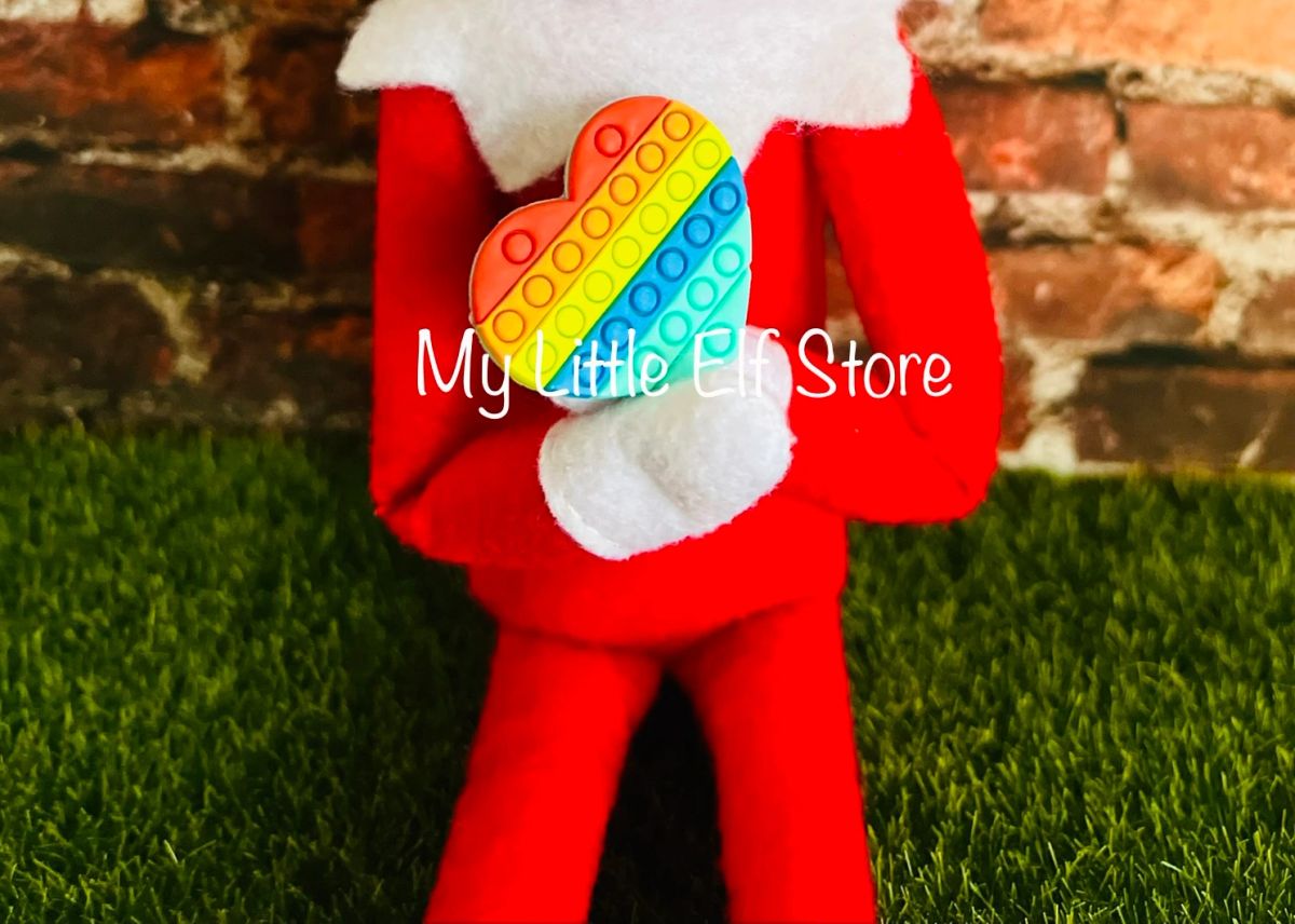 Elf Size Heart Fidget Pop It