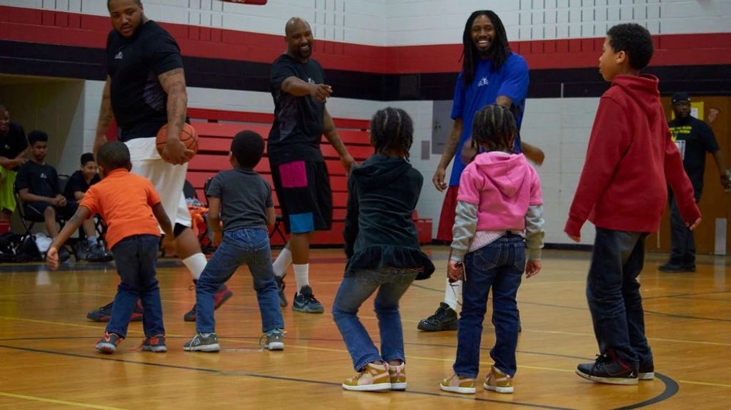 "Hands Up, Let's Hoop" Community Celebrity Basketball Game