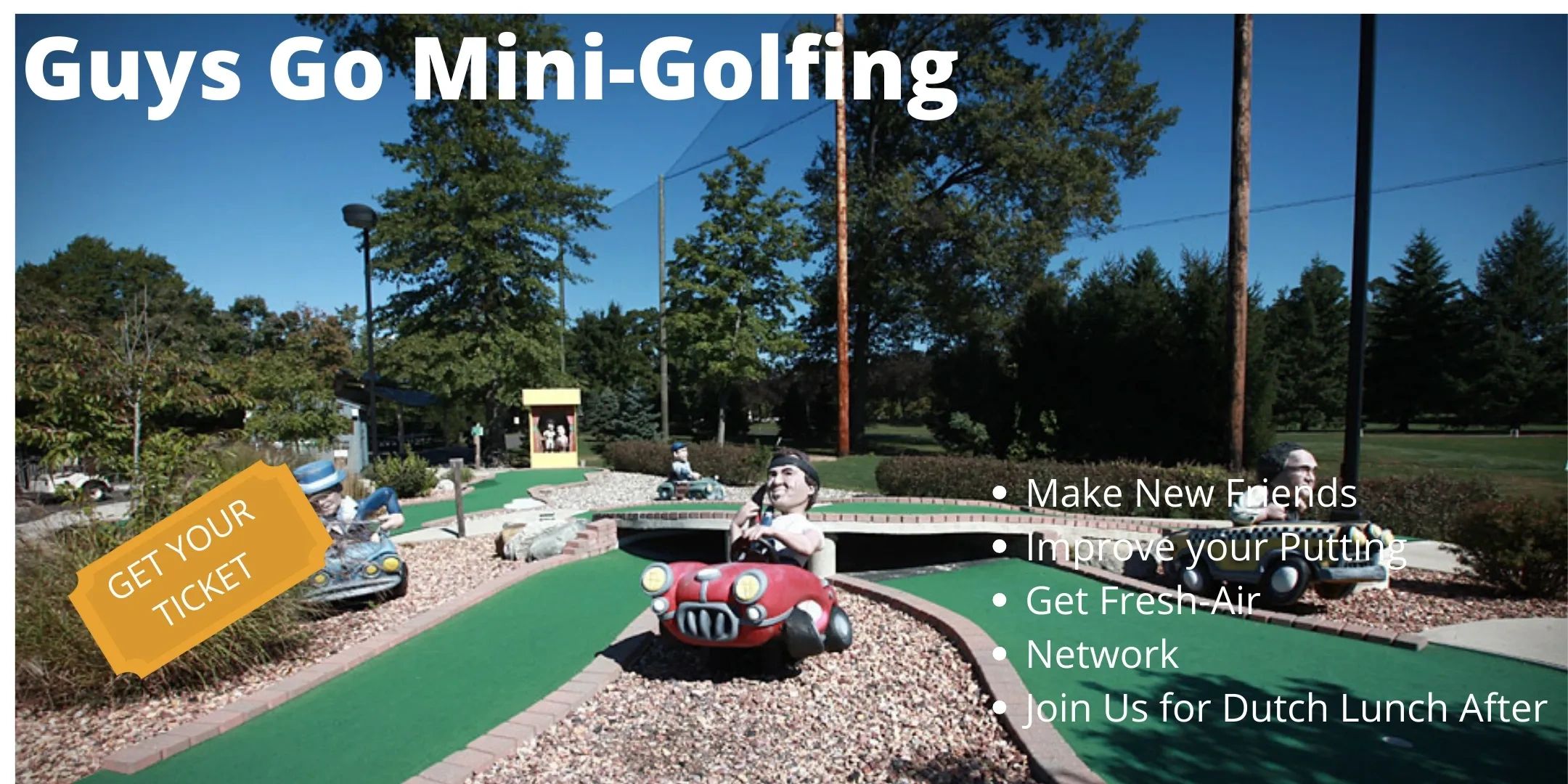 Guys Go MiniGolfing This September!