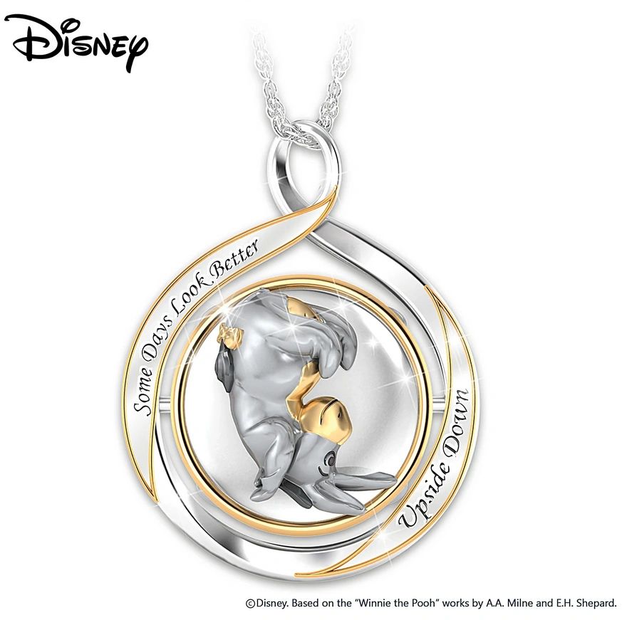 Disney Eeyore Some Days … Flip Pendant Necklace by The Bradford Exchange