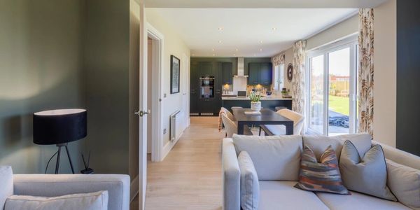Luxury Open-Plan Kitchen & Living Room 