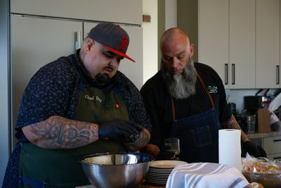 Chef Chris Martin and Chef Derek Upton have teamed up on several events and now partners 