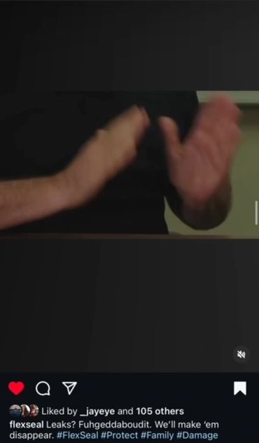 Wrote caption copy for Flex Seal Mafia video.