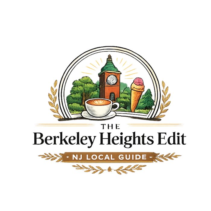 an image of greenery, a coffee cup, with text across that says the berkeley heights edit 