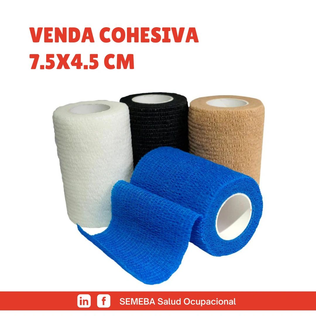 FL Coplast Venda Cohesiva 7.5cmx4.5m Blanco - HM Medical