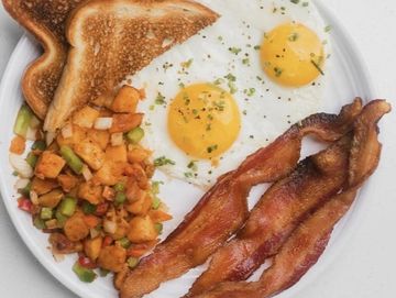 Breakfast and Brunch Party Supplies Eggs Bacon and Toast 