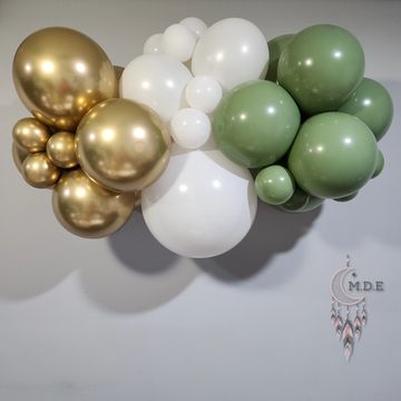 4 foot grab and go organic balloon garland