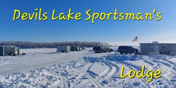 Ice Fishing House for Rent on Devils Lake, ND - Rental Shack