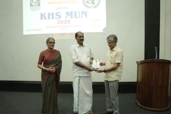 Felicitation of the Chief Guest Adv. Sebastian Kulathunkal.