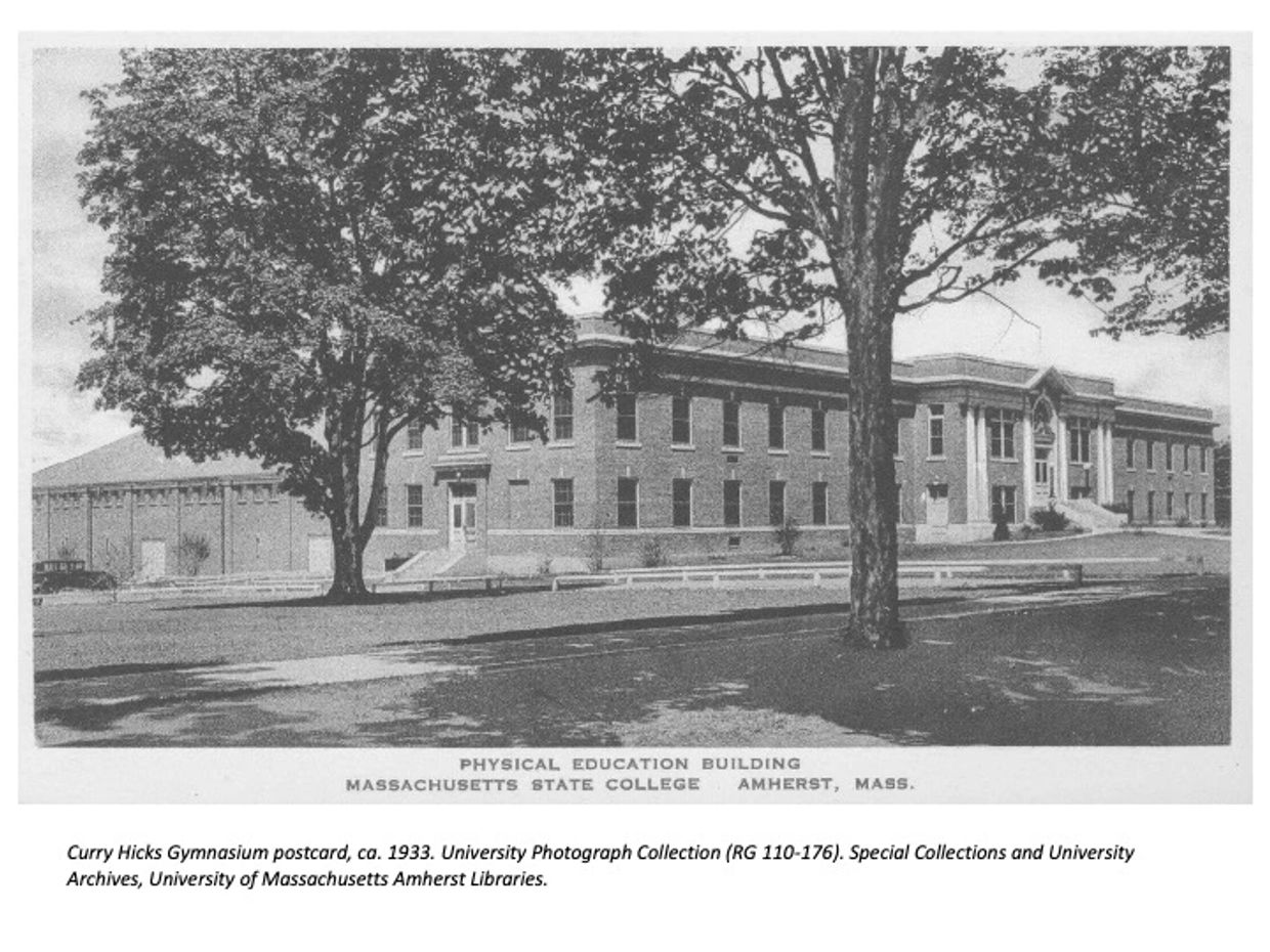 Curry Hicks Building at UMass. The home of Sport Studies