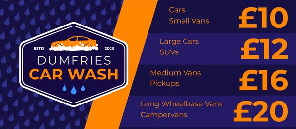 dumfries car wash prices
