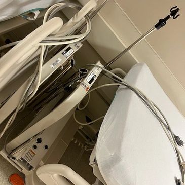 in-patient hospital bed cross-contamination cords cables without cordclear cord holder management