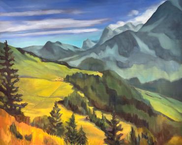 Swiss Alps landscape