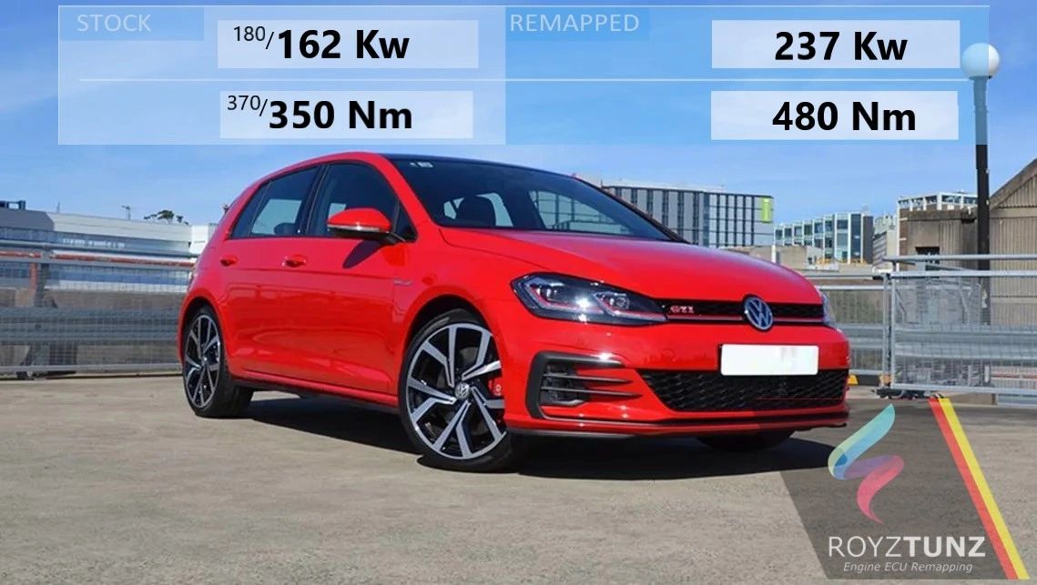 Golf GTI Tuning DSG Remapping with Pop Crackle Bang Exhaust