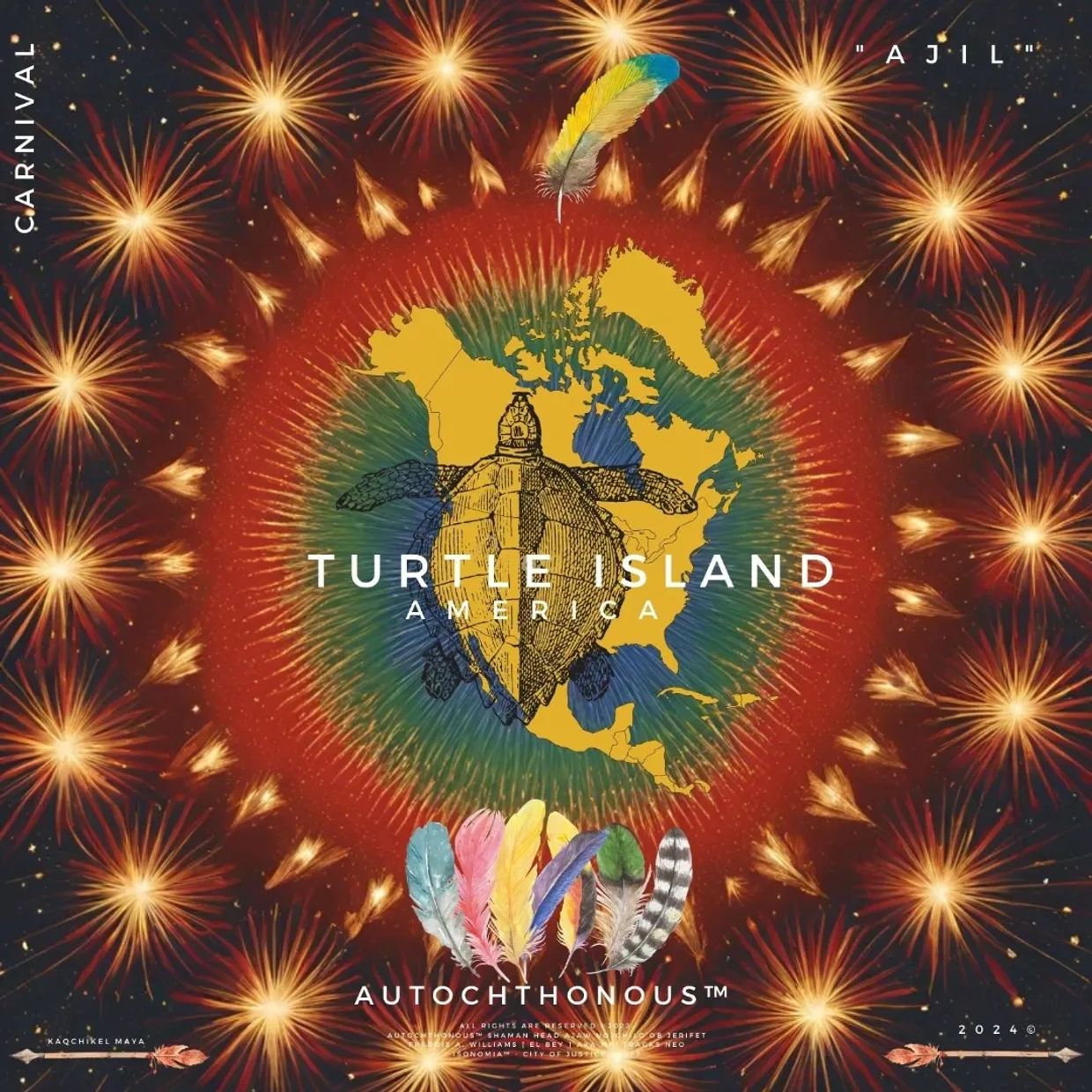 " Ajil "- Autochthonous American Carnival:

Autochthonous Americans are the original melanated Indigenous American Indians, the copper-colored races of Turtle Island, now known as America.

A Celebration of Heritage and Culture.