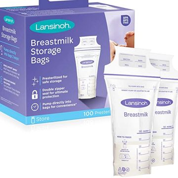 Lansinoh Breastfeeding Essentials for Nursing Moms: Nipple Cream, 48 Nursing  Pads, 25 Breastmilk Storage Bags, 2 Hot & Cold Breast Therapy Packs,  Silicone Breast Pump, 77 Pieces Essential Set 