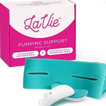  LaVie The 3-in-1 Warming Lactation Massager Bundle with Pumping  Bra for Handsfree Breastfeeding, Nursing or Pumping, Essential Support for  Clogged Ducts, Mastitis, and Engorgement : Baby