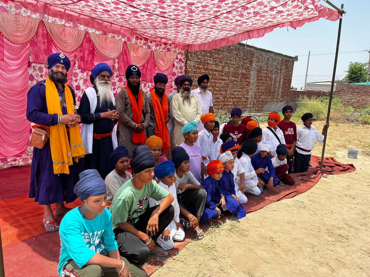 Group Photo: Gatka Akhara Village Raowal Ludhiana,Punjab