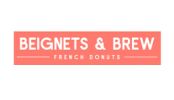 Logo for Beignets &amp; Brew French Donuts.