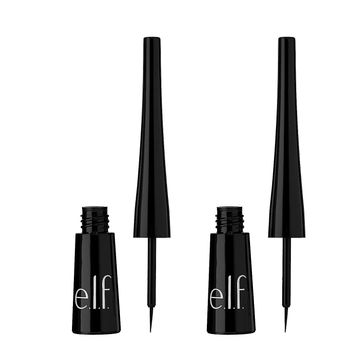 e.l.f. Expert Liquid Liner 2-Pack, High-Pigmented, Extra-Fine Liquid Eyeliner For Precise Definition