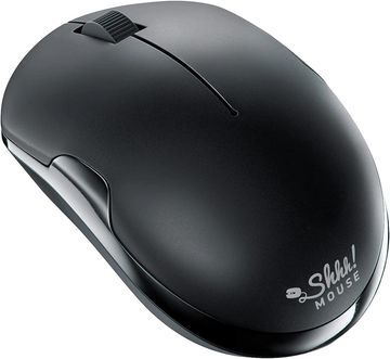 ShhhMouse Wireless Silent Noiseless Clickless Mobile Optical Mouse with USB Receiver and Batteries I