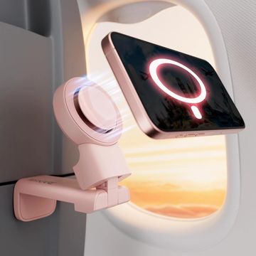 MiiKARE Airplane Travel Essentials Phone Holder for Magsafe, Universal Handsfree Phone Mount for Fly