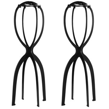 Dreamlover Wig Head Stand, Tall Wigs Stand for Long Wigs, 2 Pack
