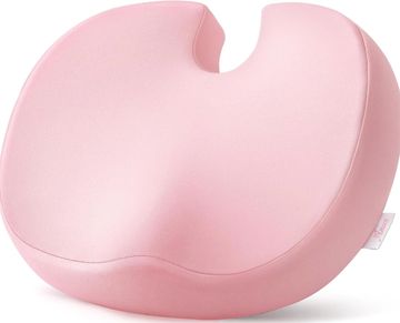 Stylish Pink Seat Cushion, Ergonomic Wider Office Chair Cushion Enhances Posture with Lasting Suppor