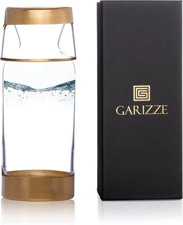 GARIZZE Bedside Water Carafe and Glass Set for Bedroom, Bedside Carafe and Glass Set, Mouthwash Deca