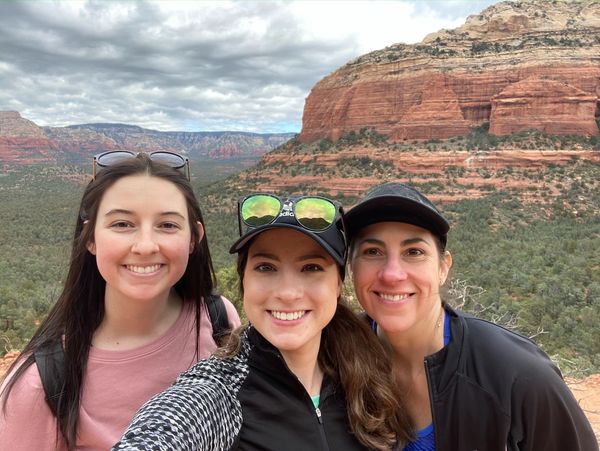 Me (right) and my daughters, Lauren (left) & Lindsay (middle) enjoying a beautiful hike in Sedona.