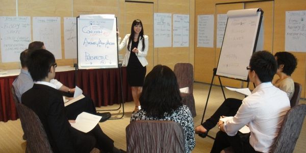 OneCrew Head of Training Katie Ng conducting Train-the-Trainer Workshop