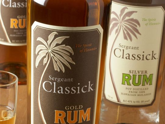 Sgt Classick Gold Hawaiian Rum (Double Gold Medal & Sgt Classick Silver Hawaiian Rum (Silver Medal)