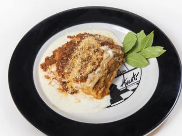 Homemade meat lasagna at Avanti Phoenix