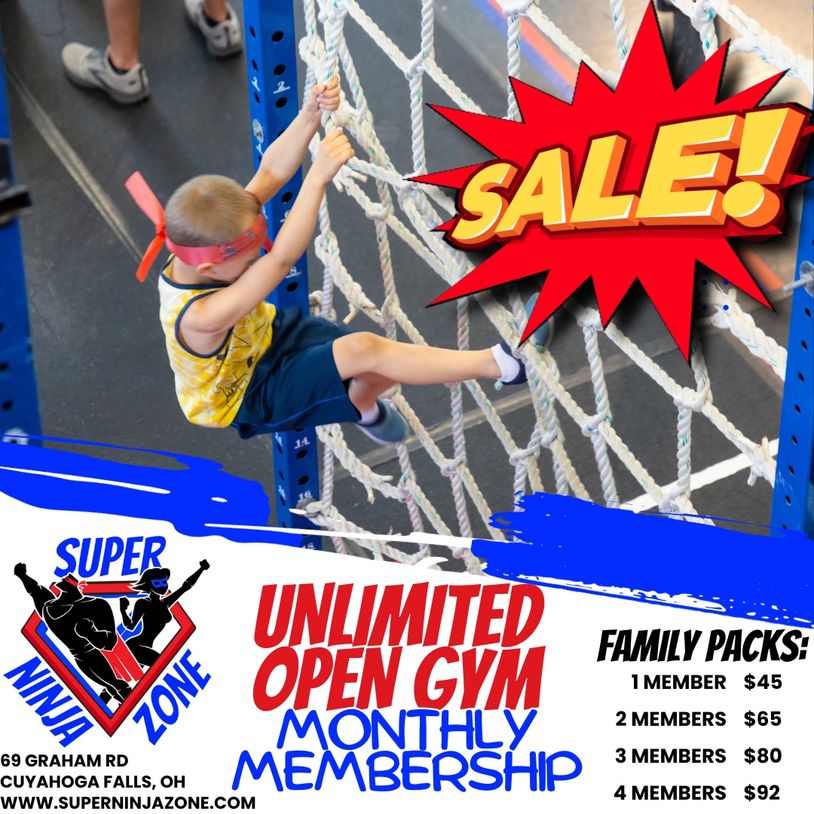 Overview - Homeschool Open Gym Drop-In November - Xtreme Ninja Warrior