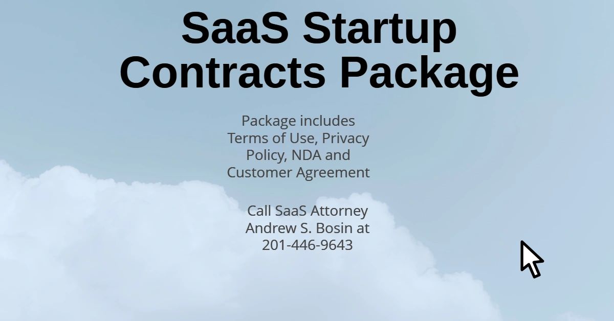 Andrew S. Bosin — SaaS Contract Lawyer in New Jersey serving SaaS and AI startups nationwide.