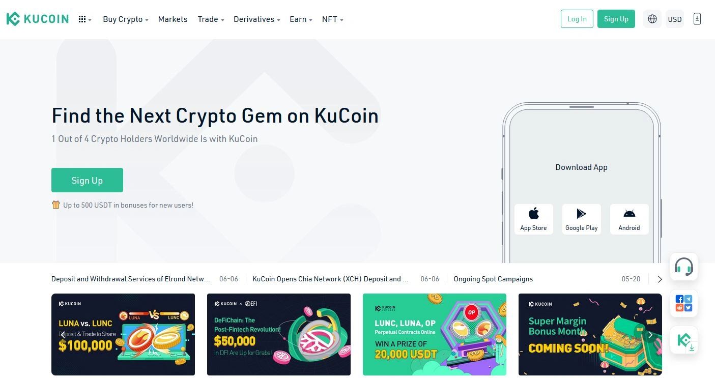 kucoin ogin